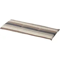 Madison Bankkissen 120 x 48 cm Victoria in Taupe – Wasserabweisend, für Gartenbänke und Sitzkissen