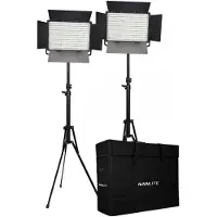 Nanlite 1200-CSA bi-color Doppel-Kit (mit Koffer und Lichtstativ)