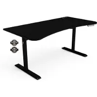 AROZZI Arena Moto Elektrisch Gaming-Schreibtisch - 160 x 82 x 73-117 cm - Schwarz