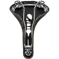 Brooks B17 Carved, Fahrradsattel, Stadt, Unisex, Schwarz, Einfarbig, Leder