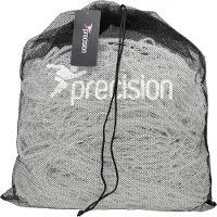 Precision Fußballtor Netz 2.5mm geknotet - weiß - 16x7ft - 2er Set