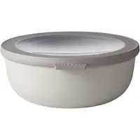 Mepal Multischüssel Cirqula - Mikrowellengeschirr - Multikom 1250 ml - Nordic white - Meal prep box