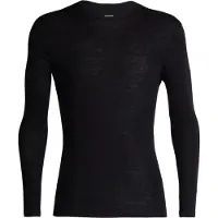 Icebreaker - Merinowolle-Basisschicht &ndash; Herren &ndash; M Merino 175 Everyday LS Crewe - M Merino 175 Everyday LS Crewe Black für Herren aus