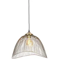 QAZQA Design-Hängeleuchte Messingdraht 39,8 cm - Pia