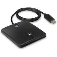 Ewent Externer USB-C-Smartcard-eID-Kartenleser Steckplatz für Speicherkarten