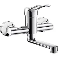 Delabie SPT-EHM W.-Mont. EP Securit. Schwenkausl. L.150,Bügelgr.,S/C