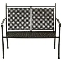 Royal Garden 2er Set Excelsior Gartenbank Metall 110cm