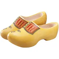Gevavi Hölzerner Clog VV Gelb-Schuhgröße 42