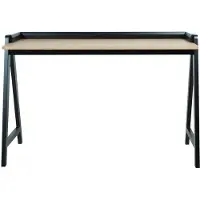 Schaffenburg Domestico Home Office - Eiche Schwarz (Ral 9011) 120 x 60 cm