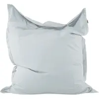 Beliani Sitzsack FUZZY Hellgrau 140x180x20