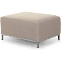 Beliani Ottomane Polsterbezug beige OSLO