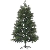 Beliani Weihnachtsbaum 180 cm Grün aus Kunststoff mit Ständer Weihnachtszeit/ Weihnachten/ Wohnzimmer Modern