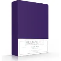 Romanette Spannbettlaken Violett (Baumwolle)-160 x 200 cm