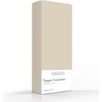 Romanette Topper Spannbettlaken Camel (Baumwolle)-80 x 200 cm
