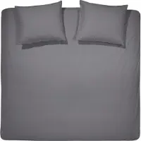Cinderella Morning - Bettbezug mit Reißverschluss - Flanell - 200x200cm - Anthracite