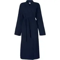 Seahorse Bademantel Waffle Kimono Indigo-M