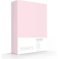 Romanette Spannbettlaken Rosa (Flanell)-200 x 200 cm