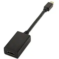 Nanocable conversor mini displayport a hdmi m/h 15cm negro 10.16.0102