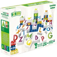 Biobuddi Learning Letters 36 pcs, Mehrfarbig, 36 Stück(e), Junge/Mädchen, 1,5 Jahr(e), Quadratisch, Brief
