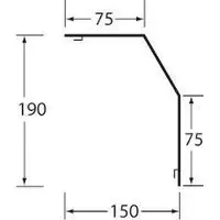 Hager RK1907035 Rangierkanal-Abdeckprofil aus PVC zu RK 190x150mm lichtgrau - 2 Meter