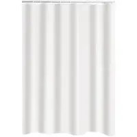 RIDDER Duschvorhang Textil 180x200 cm Madison weiß