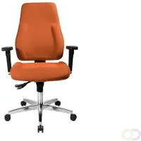 Topstar Bürostuhl Point 91, PI99G BC4, orange, Stoff, belastbar bis 110 kg