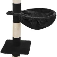 TecTake Kratzbaum Dominik 144 cm inklusive Treppe, 3 Spielmäusen und Kippschutz