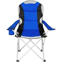 TecTake Chair Basic Campingstuhl - Blau;Schwarz