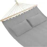 TecTake - 2 Personen Hängematte Eden grau - 403566