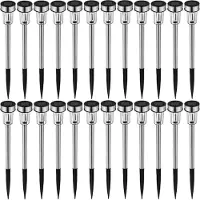 TecTake 24-er Set LED-Solarlampen 4,7 x 37 cm
