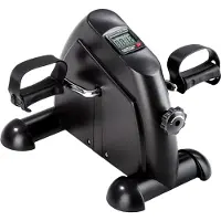 TecTake Mini Bike Für Beine und Arme leicht und platzsparend, inklusive Trainingscomputer