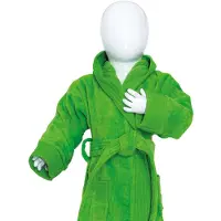 The One Towelling Kinder Baby Bademantel Baby-Badetuch Baby Bathrobe lime 68/74