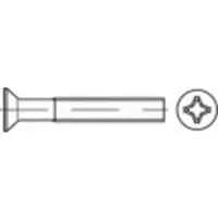 Toolcraft 1066156 Senkschrauben M2 8 mm Kreuzschlitz Phillips DIN 965 Edelstahl A4 1000 St.