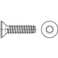 Toolcraft 149885 Senkblechschrauben 5.5 mm 32 mm T-Profil Stahl galvanisch verzinkt 250 St.