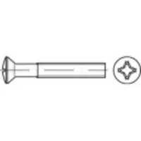 Toolcraft 134651 Linsensenkschrauben M5 30 mm Kreuzschlitz Phillips DIN 966 Stahl galvanisch verzinkt 200 St.