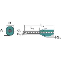 Weidmuller 500er-Pack Weidmüller Aderendhülse - 9037410000