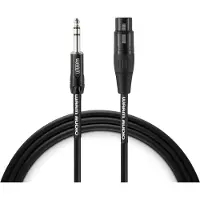 Warm Audio Pro Series XLR Forbindelsesledning [1x XLR-tilslutning - 1x Jackstik 6,3 mm] 1.80 m Sort