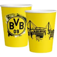 Amscan 6 Becher BVB Borussia Dortmund Papier 500 ml