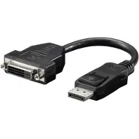 Goobay DisplayPort - DVI-D M/F, 0,2 m, DisplayPort, DVI-D, Männlich, Weiblich, Nickel