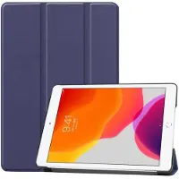 IMoshion Trifold Klapphülle für das Apple iPad 9 (2021) 10.2 Zoll / iPad 8 (2020) 10.2 Zoll / iPad 7 (2019) 10.2 Zoll - Dunkelblau