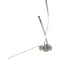 Paul Neuhaus Paul haus LED Tischleuchte Polina stahl 48,5 x 12,5 cm dimmbar warmweiß