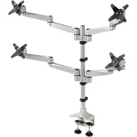 Speaka Professional SP-1624824 Swivel 4 fach 4fach Monitor-Tischhalterung 25,4 cm (10") - 68,6 cm (2