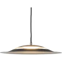 TRIO LED Pendelleuchte, rostfarben antik, H 125 cm