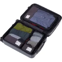 Troika BUSINESS PACKING CUBES, Schwarz, Grau, 390 mm, 270 mm, 40 mm, 465 g, 390 mm