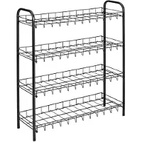 Tomado Schuhablage Shoe 4 Metall 64 x 80 cm schwarz