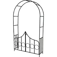 TecTake - Rosenbogen mit Pergola-Tor 400766