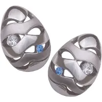 Orphelia Ohrstecker für Damen, 925 Sterlingsilber, Silber ZO-5910