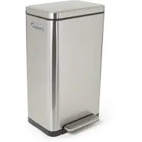 EKO - X-Cube Treteimer 30 Liter - Stainless steel Polypropylene - Matt Edelstahl