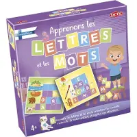 Tactic Lernen wir die Buchstaben und Wörter - Lernspiel - - 2 Spieler und mehr - Ab 4 Jahren