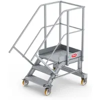 Altrex Podesttreppe fahrbar 45° 3 Stufen
